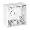 Gizmo Electrical Box, 31 cu in, Square Box, 2 Gang, Aluminum, Square GI157159